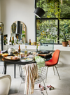 Bold & Basic Ceramics: Pasta Plate in Yellow/Brown from HK Living