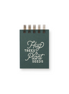 Hug Trees Mini Jotter Forest Green from Ruff House Print Shop