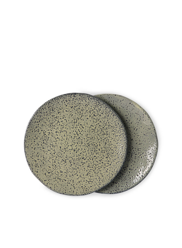 Gradient Ceramics Dessert Plate in Green from HK Living
