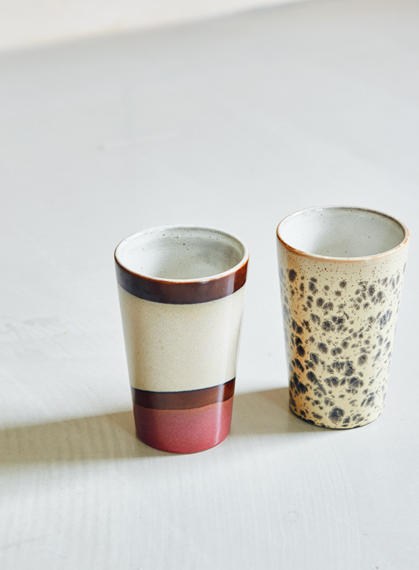 Ceramic 70's Tea Mug in Dunes from HK Living