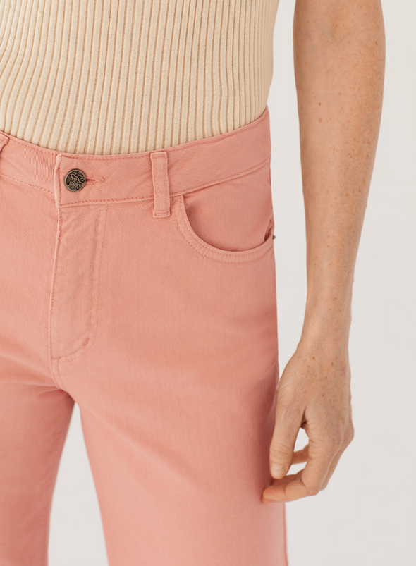 Wide Colourful Jeans in Pink from Nice Things