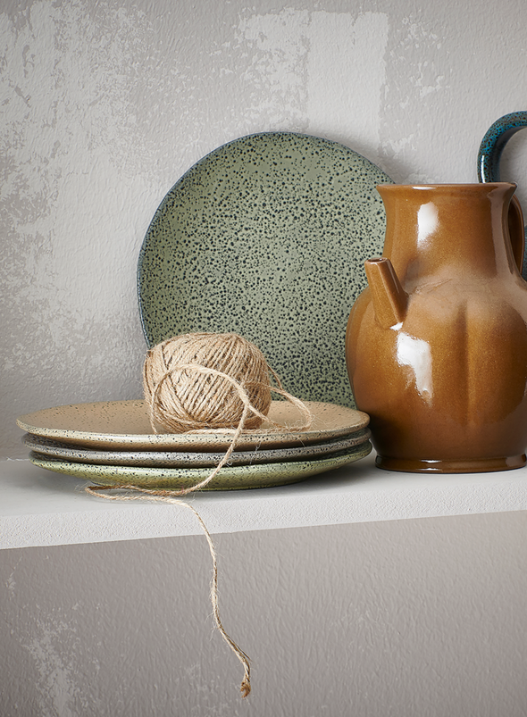 Gradient Ceramics Dessert Plate in Peach from HK Living