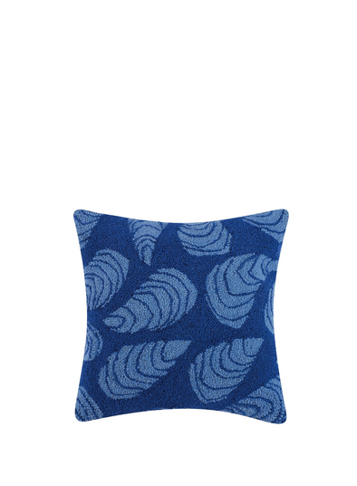 Blue Mussel Hook Pillow by Kate Nelligan from Peking Handicraft