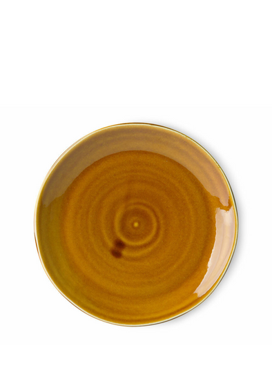 Kyoto Ceramics Japanese Dinner Plate in Brown from HK Living
