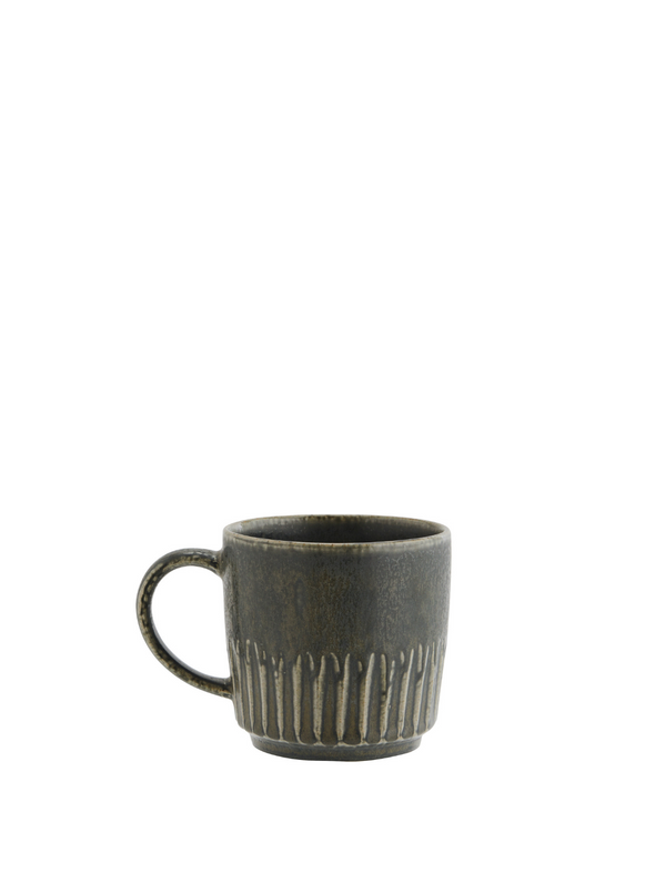 Stoneware Mug Dark Green from Madam Stoltz