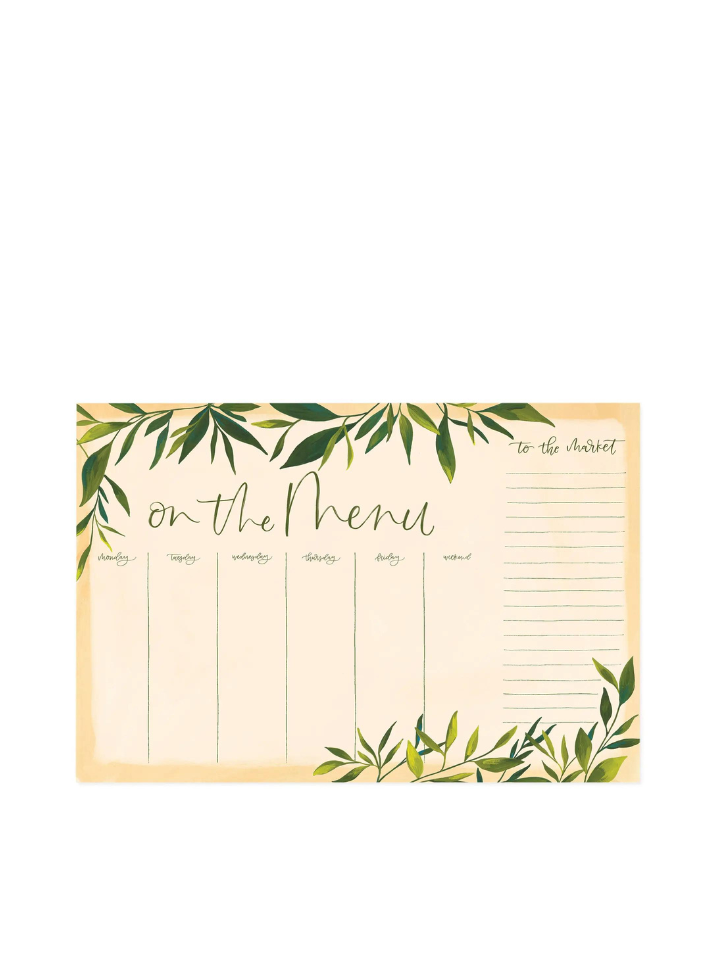 Willow Menu Notepad from 1Canoe2