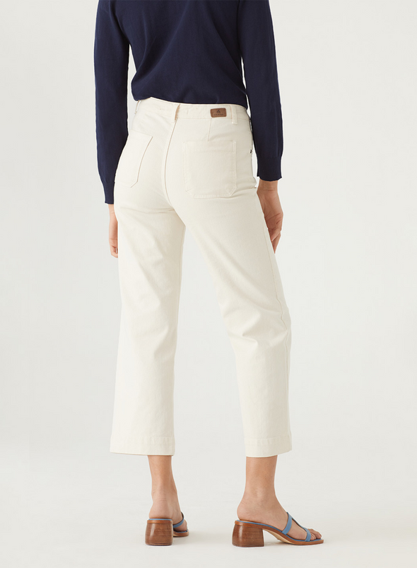 Wide Colourful Jeans in White from Nice Things
