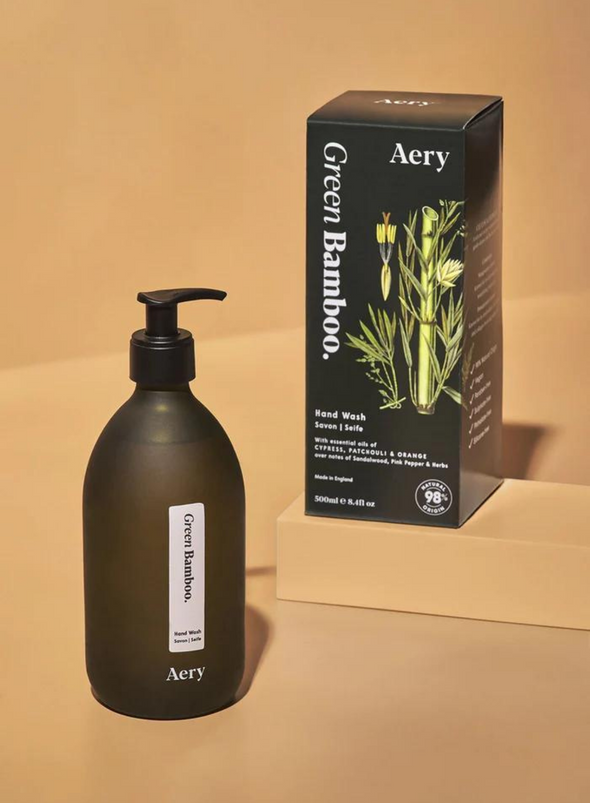 Green Bamboo Hand Wash - Cypress Patchouli & Orange from Aery Living