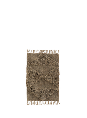 Tufted Cotton Bath Mat 60 x 90cm Taupe From Madam Stoltz