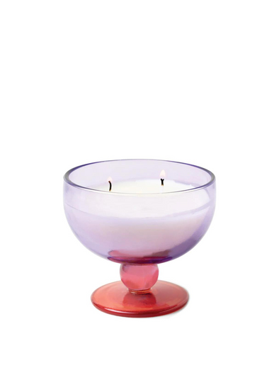 Aura 170g Purple & Pink Tinted Glass Goblet - Pepper & Plum from Paddywax