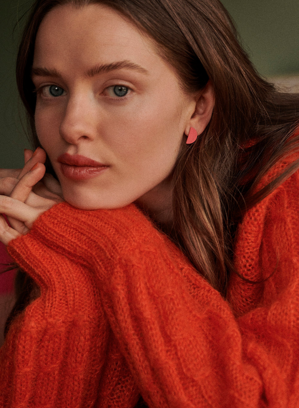 The Sticky Sis Club Sunnies Earrings in Tulip Pink from Rilla Go Rilla