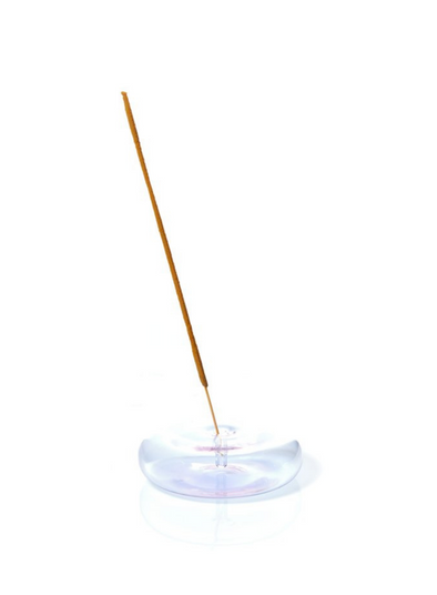 Dimple Glass Incense Holder - Lavender from MÆGEN