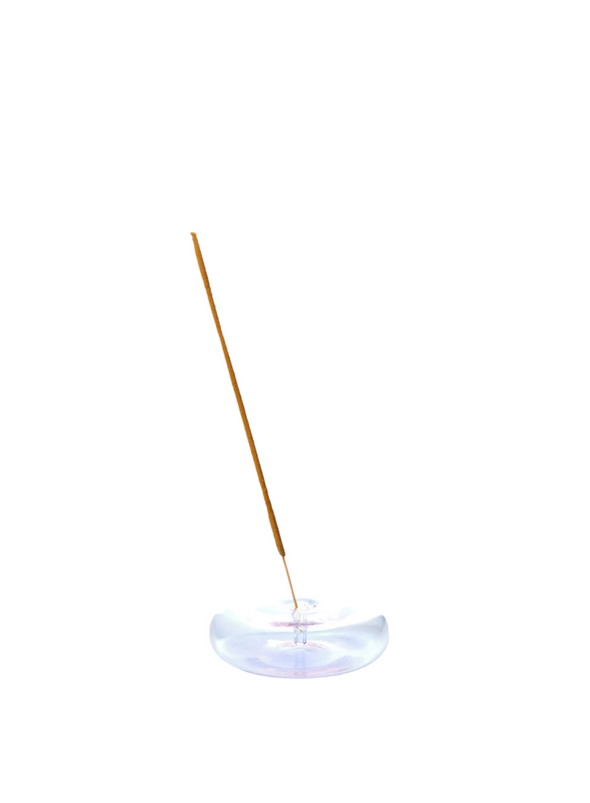 Dimple Glass Incense Holder - Lavender from MÆGEN
