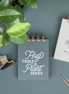 Hug Trees Mini Jotter Forest Green from Ruff House Print Shop