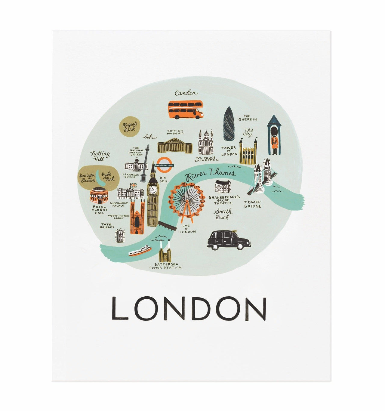 London Print from Rifle Paper Co.