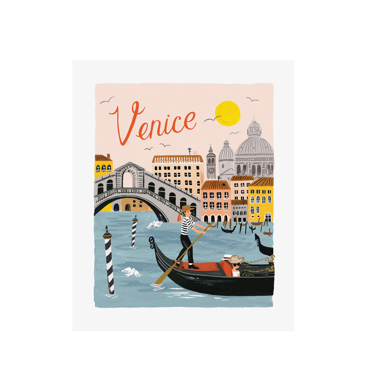 Venice World Traveller Print from Rifle Paper Co.