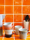 Ceramic 70's Americano Mug in Bark from HK Living
