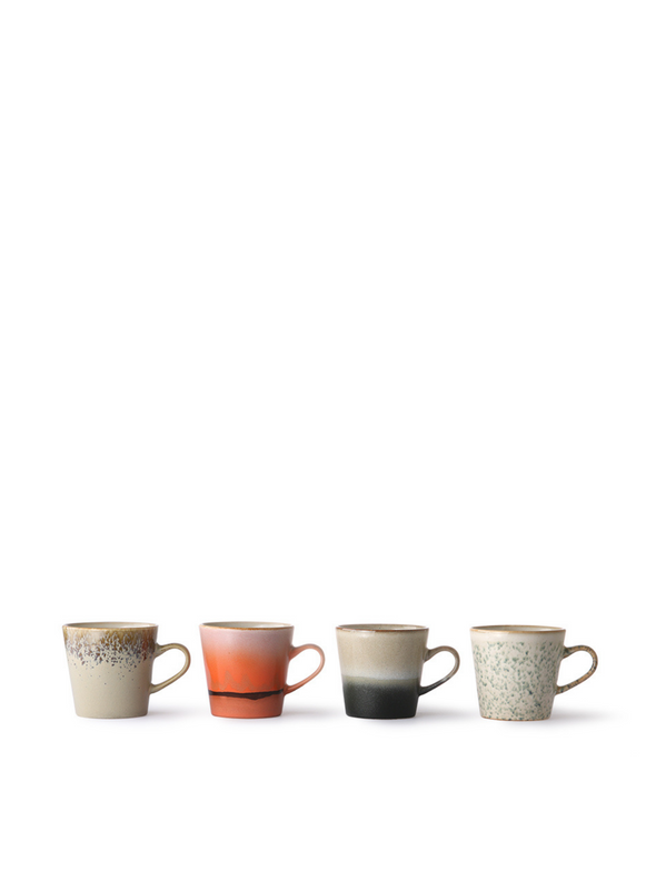 Ceramic 70's Americano Mug in Bark from HK Living
