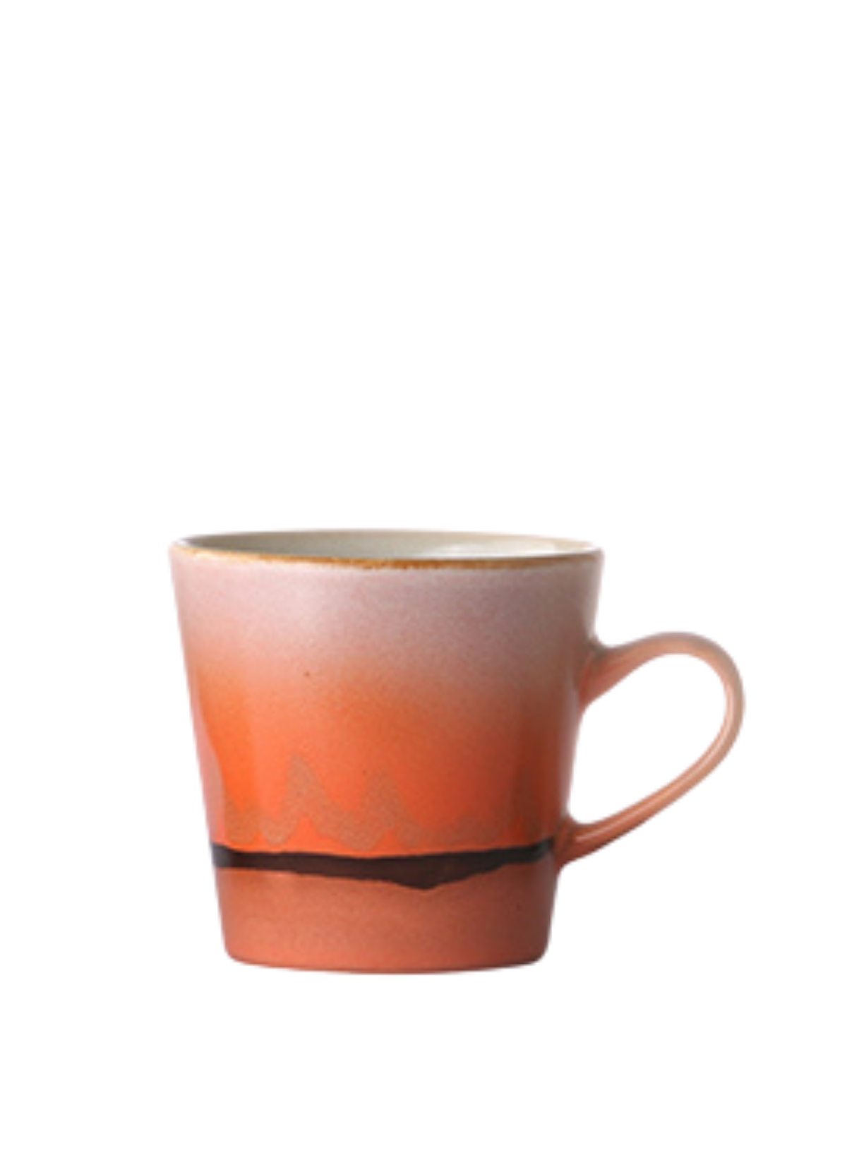 Ceramic 70's Americano Mug in Sunset from HK Living
