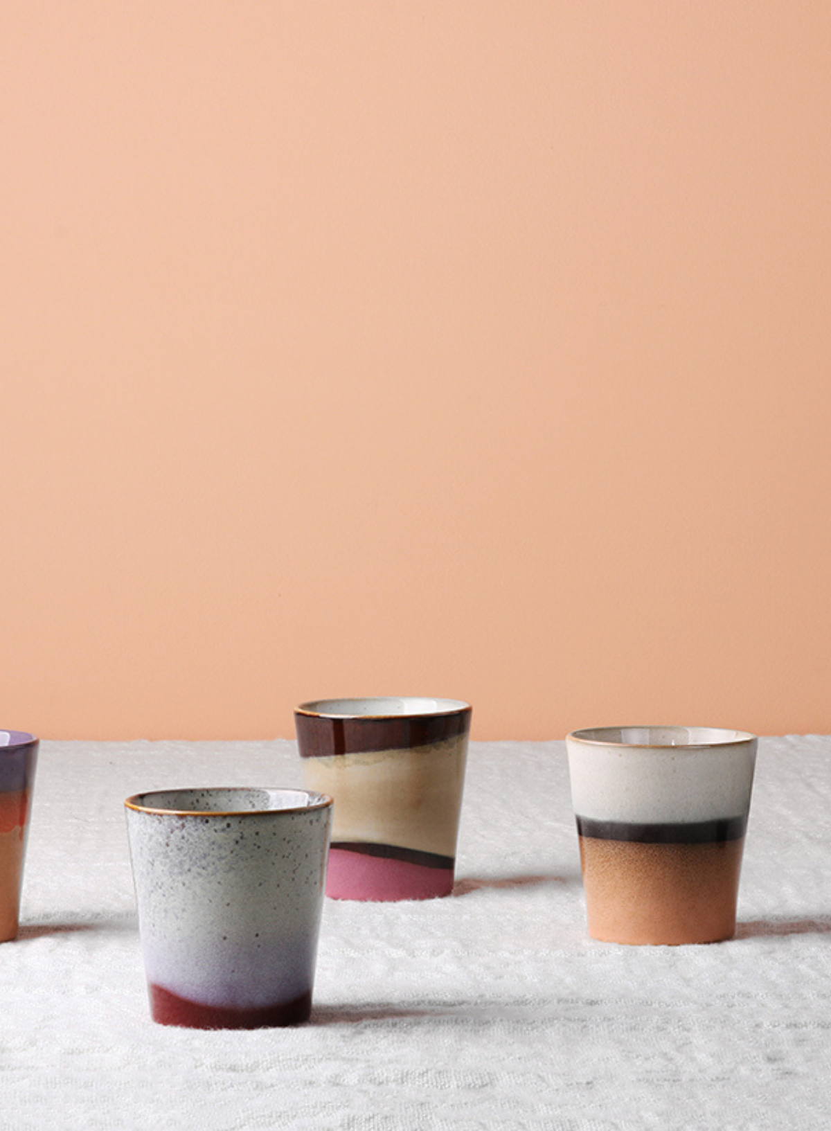 Ceramic 70's Beaker in Dunes from HK Living