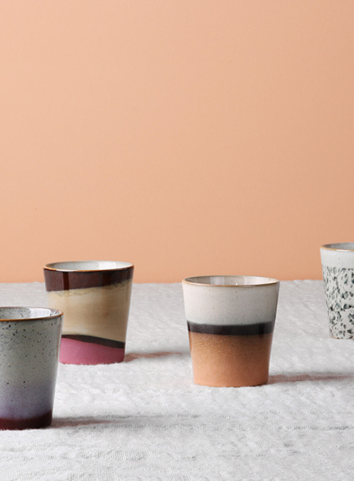Ceramic 70's Beaker in Tornado from HK Living