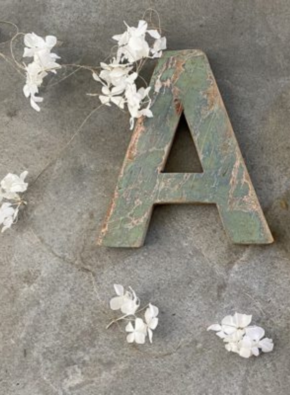 Wooden Chunky Uppercase Letter from Naman Project