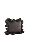 Dark Grey Cushion with Tassel from Madam Stoltz