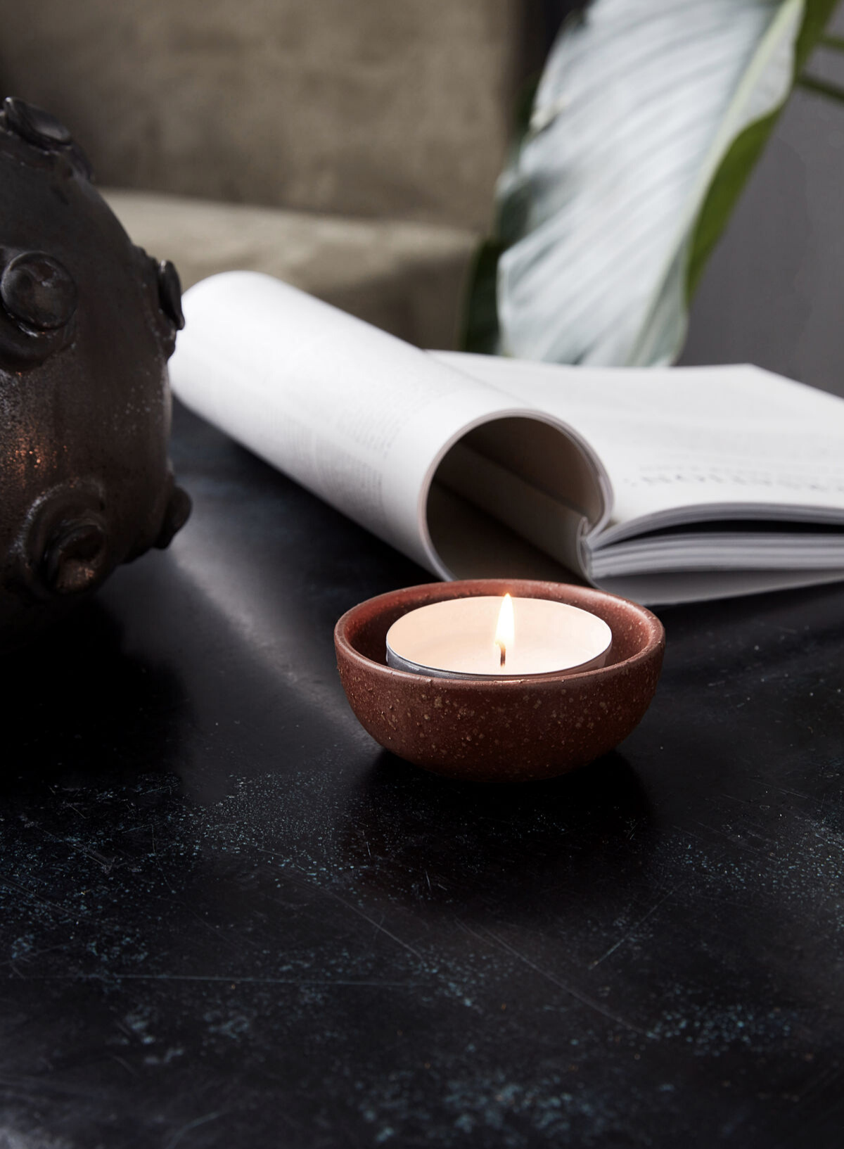 Diva Bowl Burnt Henna - Small from House Doctor