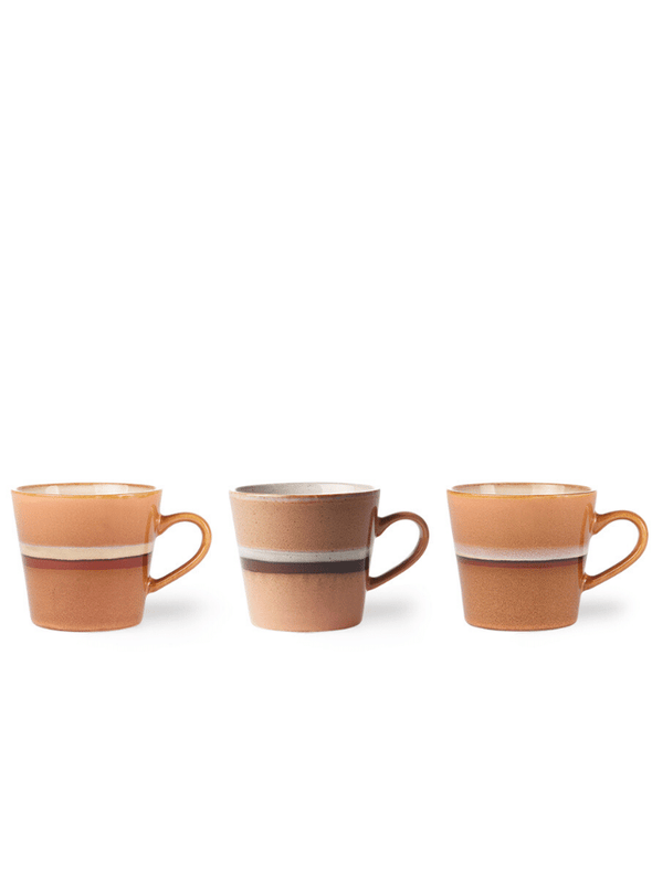 70's Style Cappucino Mug in Stream from HK Living
