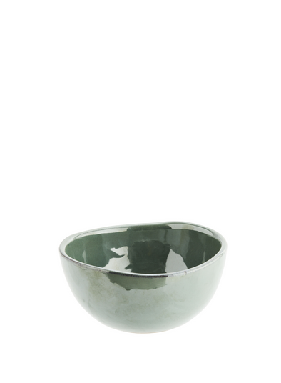 Handmade Stoneware Bowl - Sea Green from Madam Stoltz