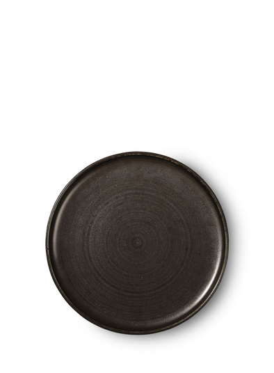 Home Chef Ceramics Rustic Black Dinner Plate from HK Living