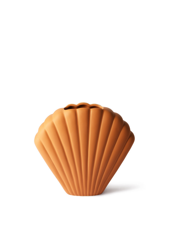Large Ceramic Terra Shell Vase from HK Living