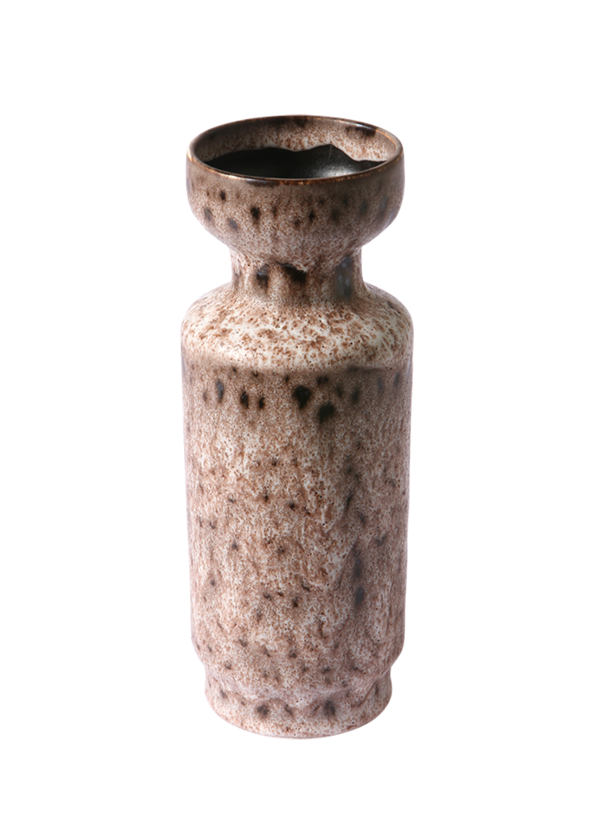 Lava Brown Ceramic Vase from HK Living