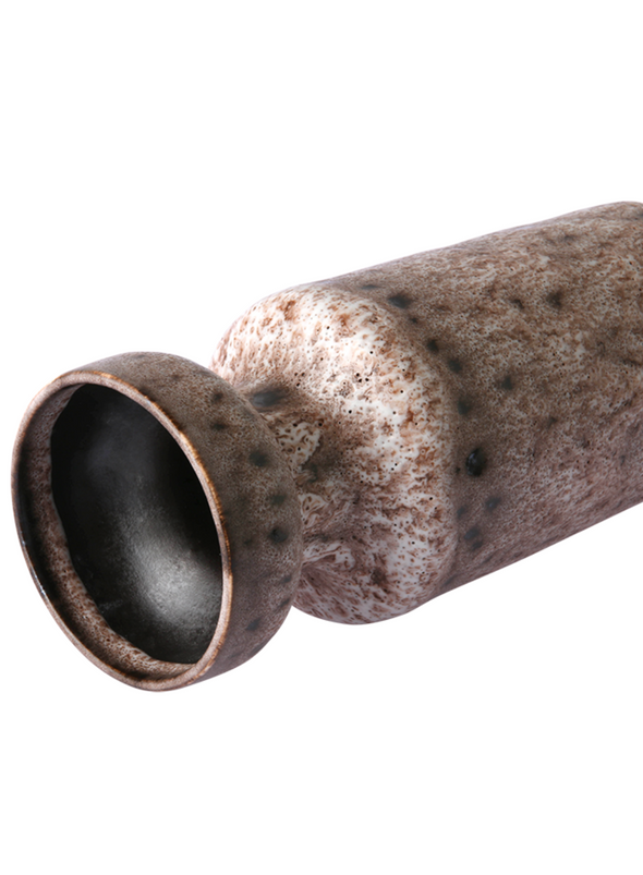Lava Brown Ceramic Vase from HK Living