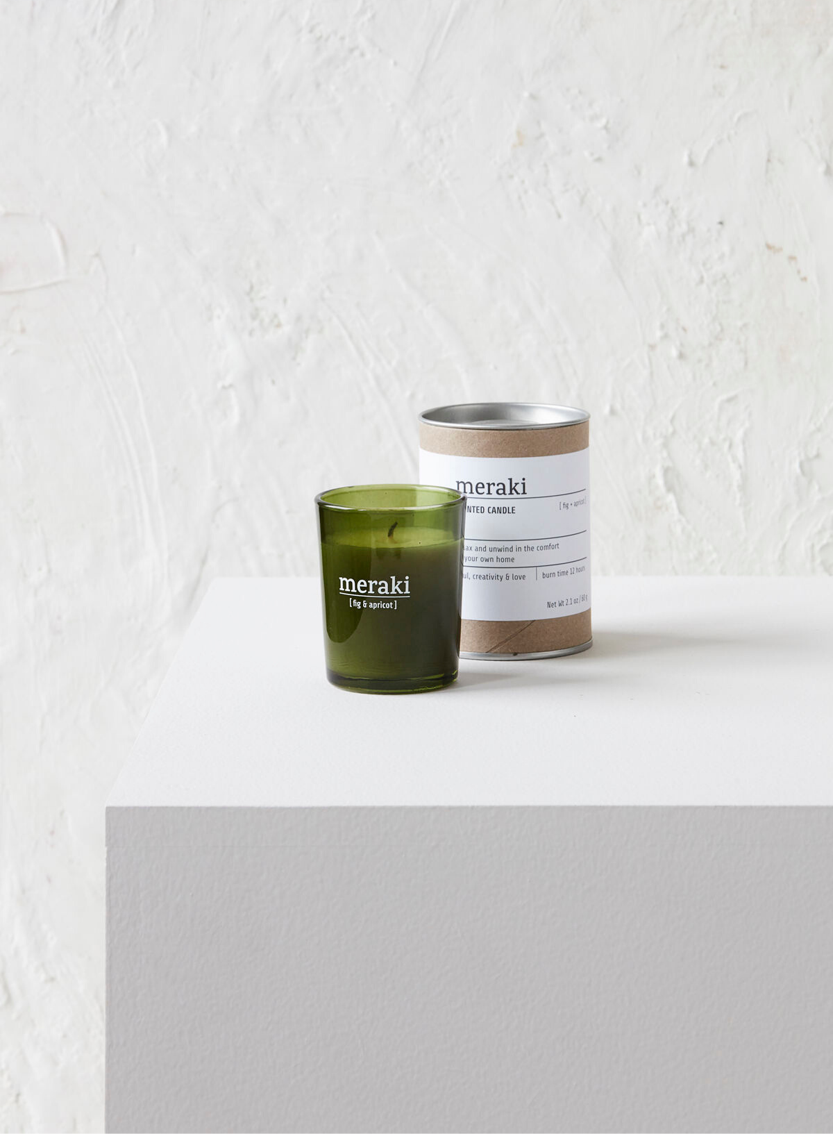 Mini Scented Candle - Fig & Apricot From Meraki