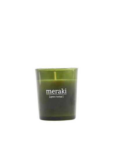 Mini Scented Candle - Green Herbal From Meraki