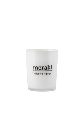Mini Scented Candle - White Tea & Ginger From Meraki