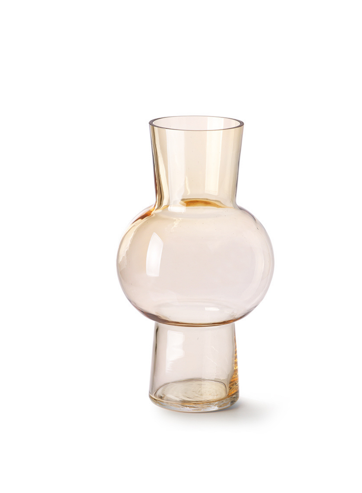 Peach Glass Flower Vase from HK Living