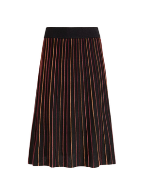 Pintuck Lapis Skirt in Black from King Louie
