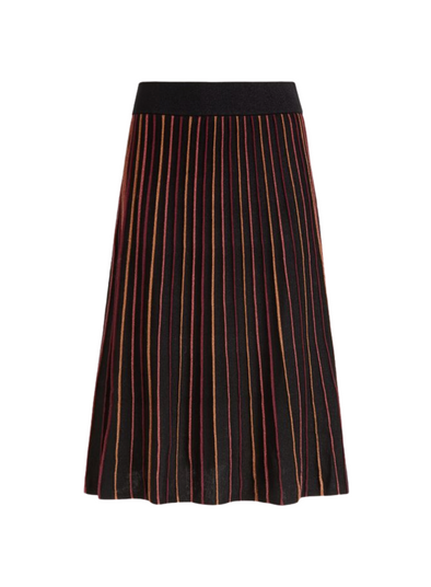 Pintuck Lapis Skirt in Black from King Louie