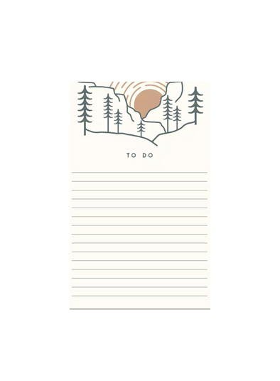 Sunrise To Do Notepad from Ruff House Print Shop