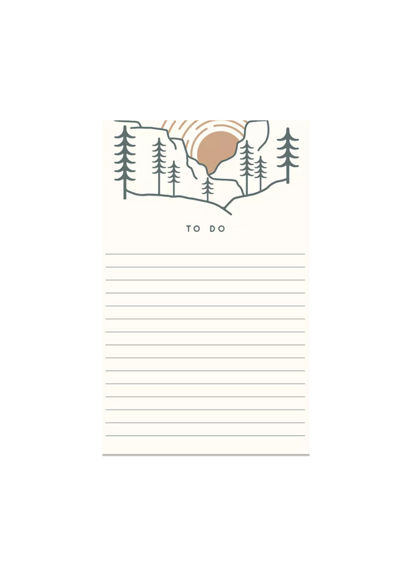 Sunrise To Do Notepad from Ruff House Print Shop