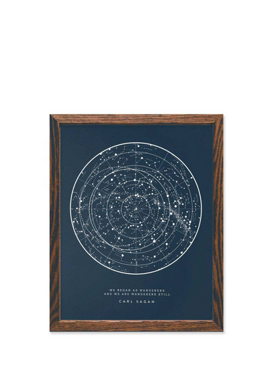 Wanderer Star Chart - Navy from The Wild Wander