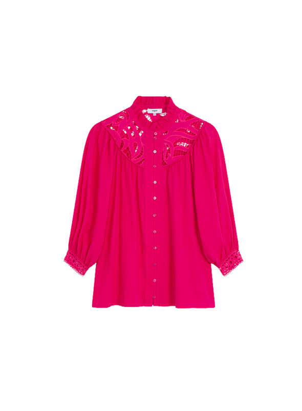 Luz Shirt in Fuchsia from Suncoo