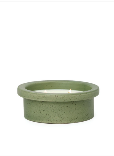 Folia Matte Speckled Ceramic Candle in Thyme & Olive Leaf from Paddywax
