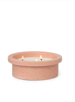 Folia Matte Speckled Ceramic Candle in Gardenia & Tonka from Paddywax