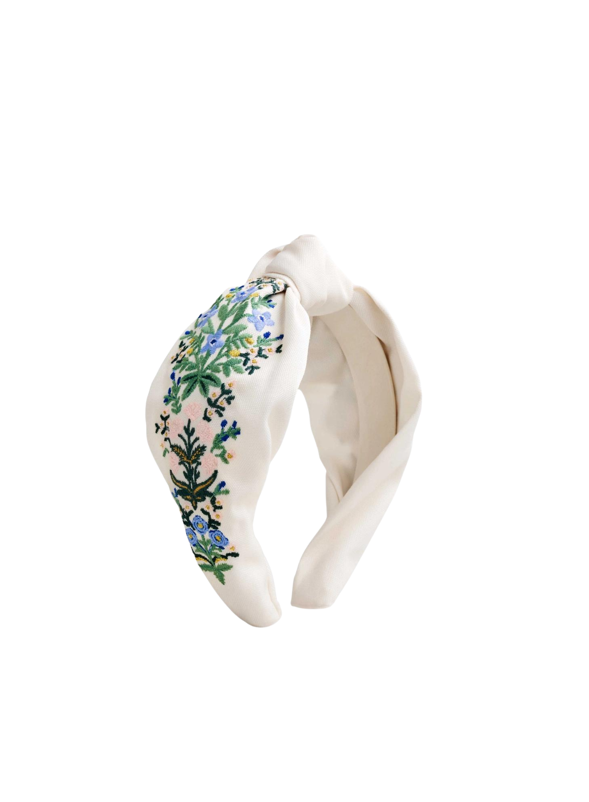 Lottie Cream Embroidred Headband from Rifle Paper Co.