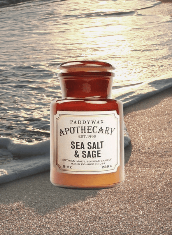 Apothecary Sea Salt & Sage Candle from Paddywax