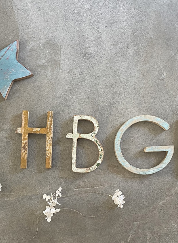 Wooden Uppercase Letter from Naman Project