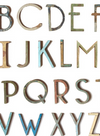 Wooden Uppercase Letter from Naman Project